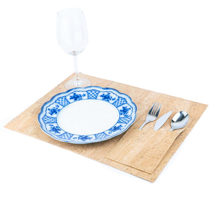 NEW STYLE  Cork Cutlery Pocket   (1unit) L-1115