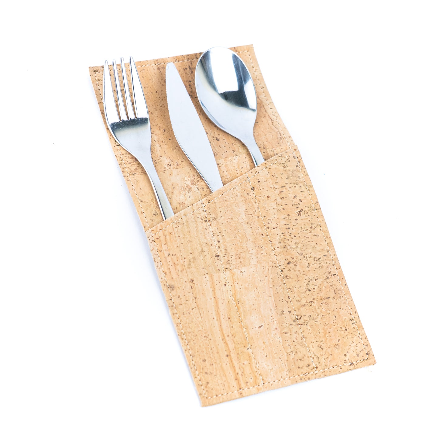NEW STYLE  Cork Cutlery Pocket   (1unit) L-1115