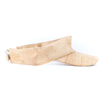 Natural Cork Sun Visor Hat L-1127