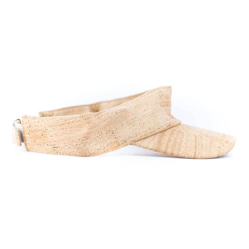 Natural Cork Sun Visor Hat L-1127
