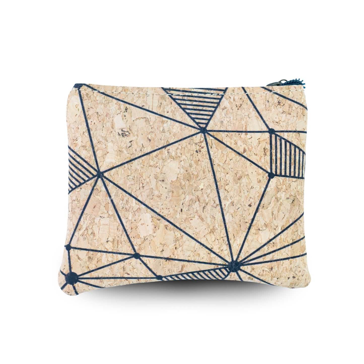 5pcs | Natural Cork Double-Zip Coin Purse BAGP-381