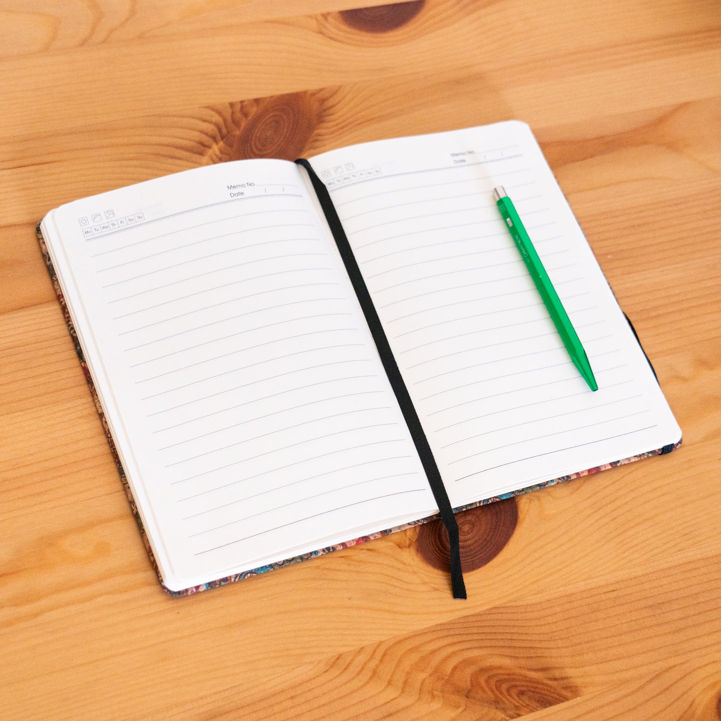 Cork Notebook with Mosaic and Floral Designs L-1157