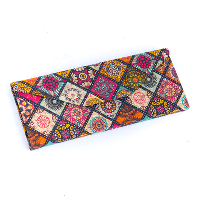 Foldable Triangular Cork Glasses Case L-1128-MIX-20(20units)