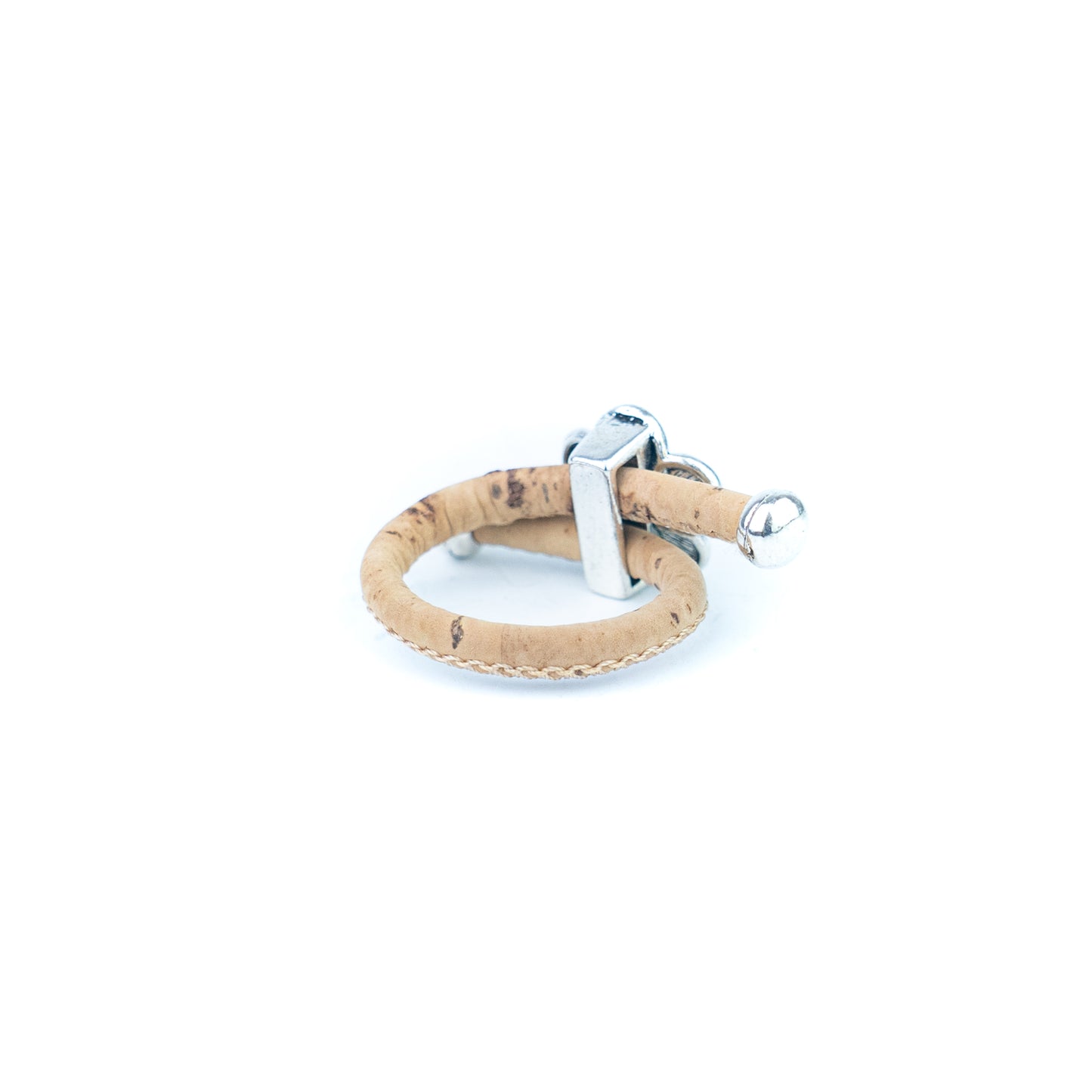 Portuguese Handmade Cork Ring Set | Flower  Alloy Accessories |R-005-10
