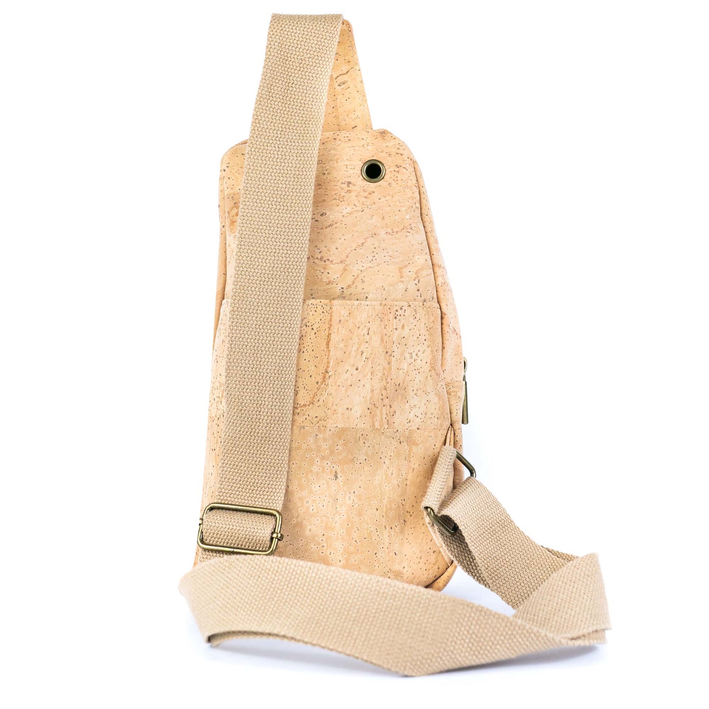 Natural Women's Three-Compartment Sling Bag BAG-2296