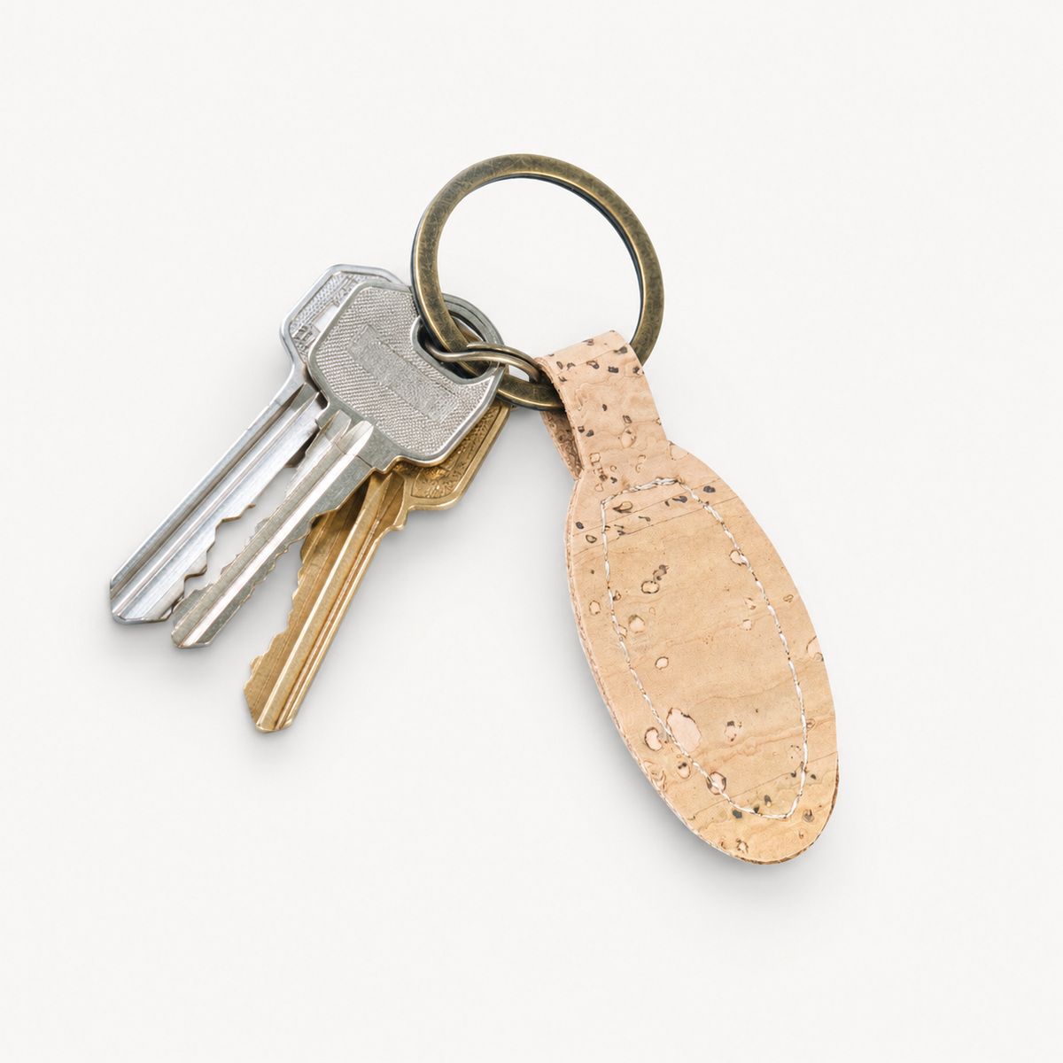 Natural Cork Keychains – Pack of 5