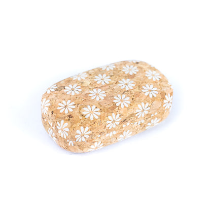 Cork Contact Lens Case with Mirror – Multicolor Pattern – L-1164-MIX-24 (24 Units)