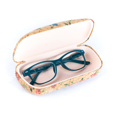 Cork Hard Shell Glasses Cases L-1160（1 pieces RANDOM ）