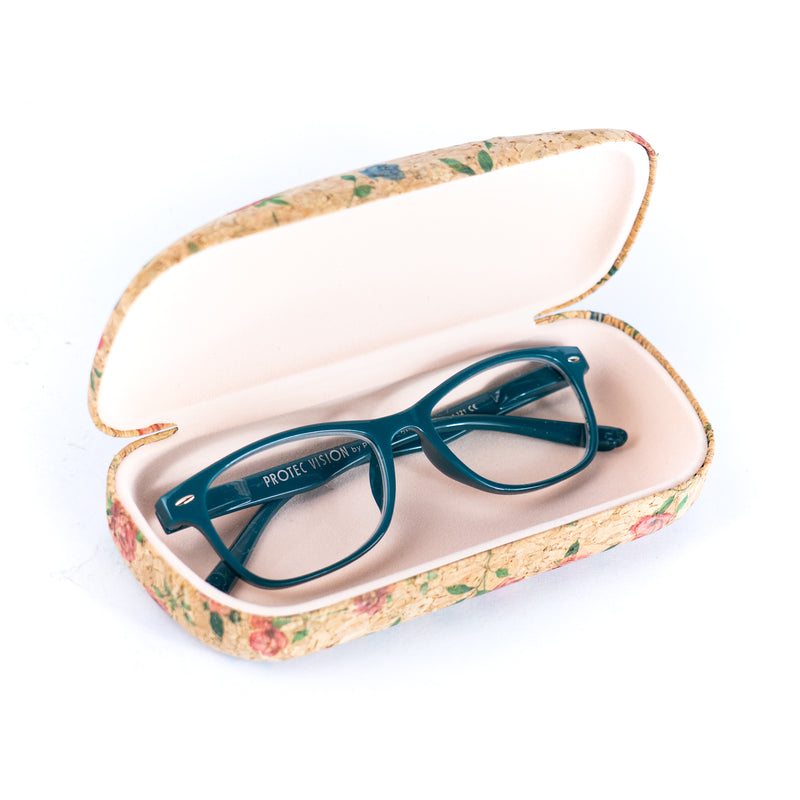 Cork Hard Shell Glasses Cases L-1160（1 pieces RANDOM ）