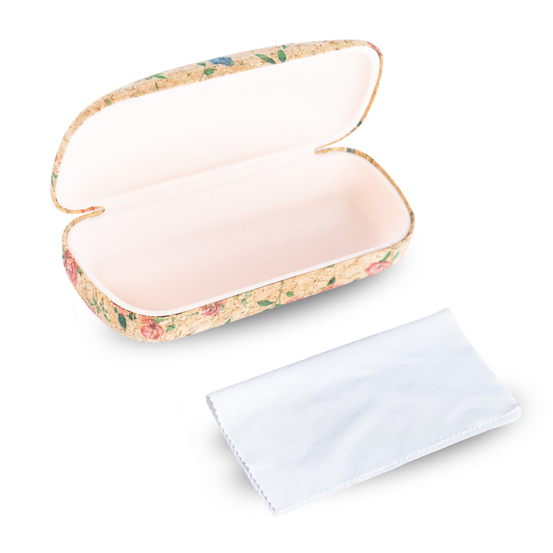 Cork Hard Shell Glasses Cases L-1160（1 pieces RANDOM ）