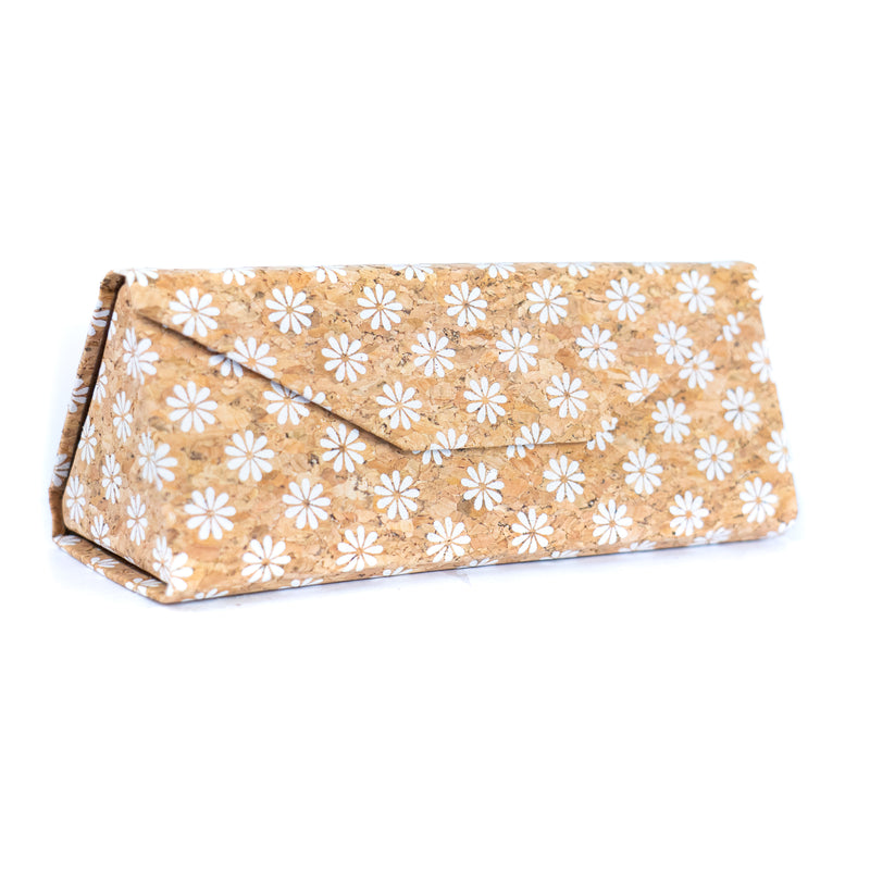 Foldable Triangular Cork Glasses Case L-1159-20(20units)