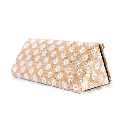 Foldable Triangular Cork Glasses Case L-1159-20(20units)