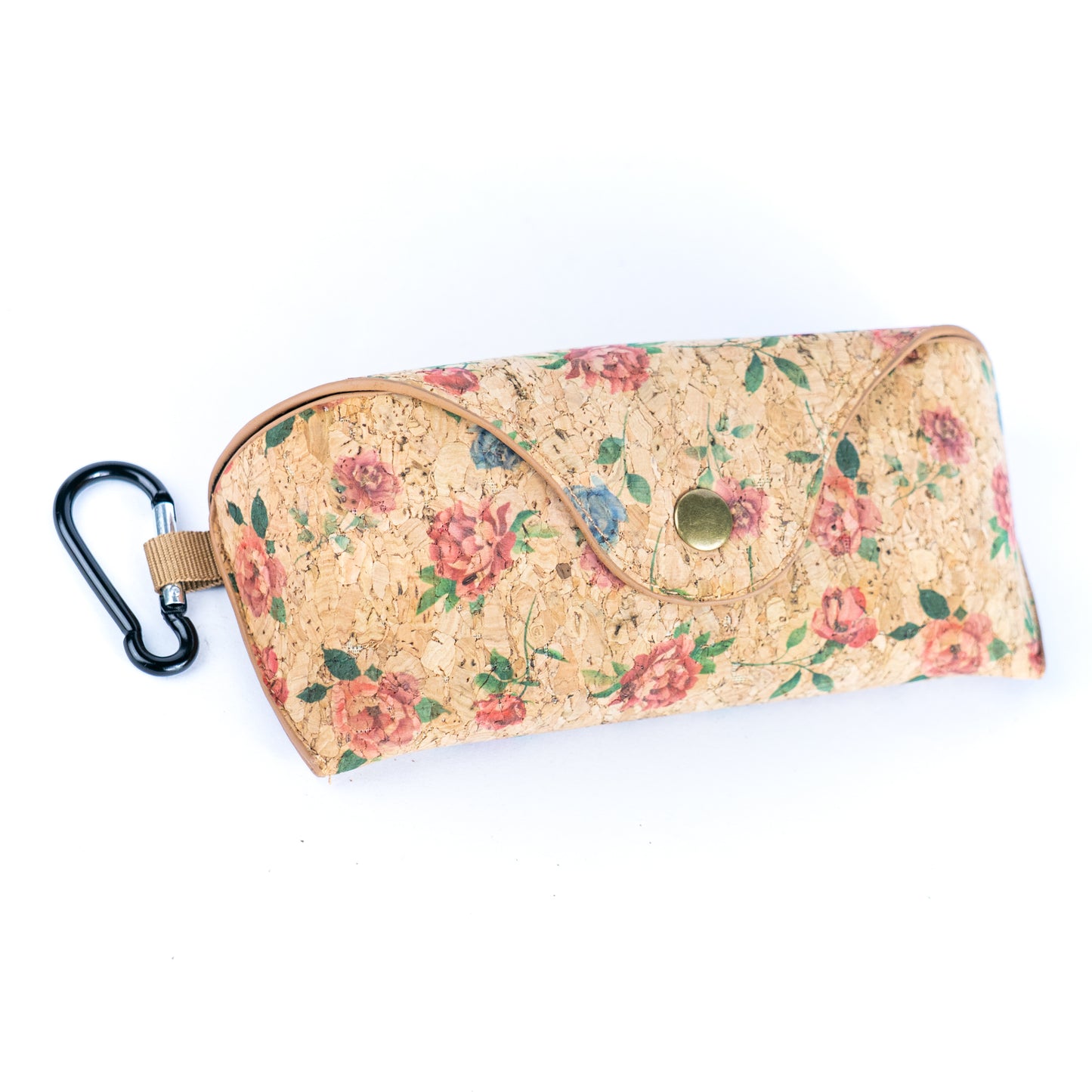 Cork Glasses Cases with Carabiner Clip L-1162-10（10units）