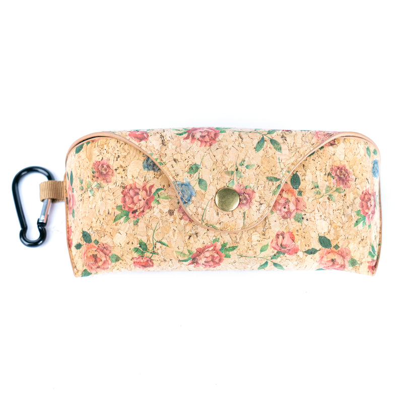 Cork Glasses Cases with Carabiner Clip L-1162-10（10units）