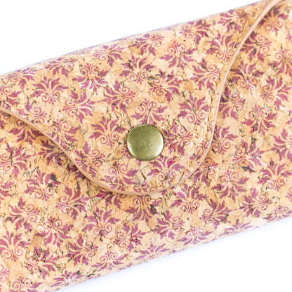 Cork Glasses Cases with Carabiner Clip L-1162-10（10units）