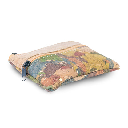 Lisbon Cork Coin Purse with Two Zip Pockets – Pack of 5 | BAGP-289C