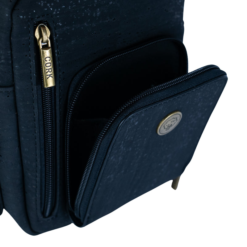 Cork Crossbody Phone Bag – Adjustable Vegan Shoulder Purse with Multi-Pockets BAG-2363