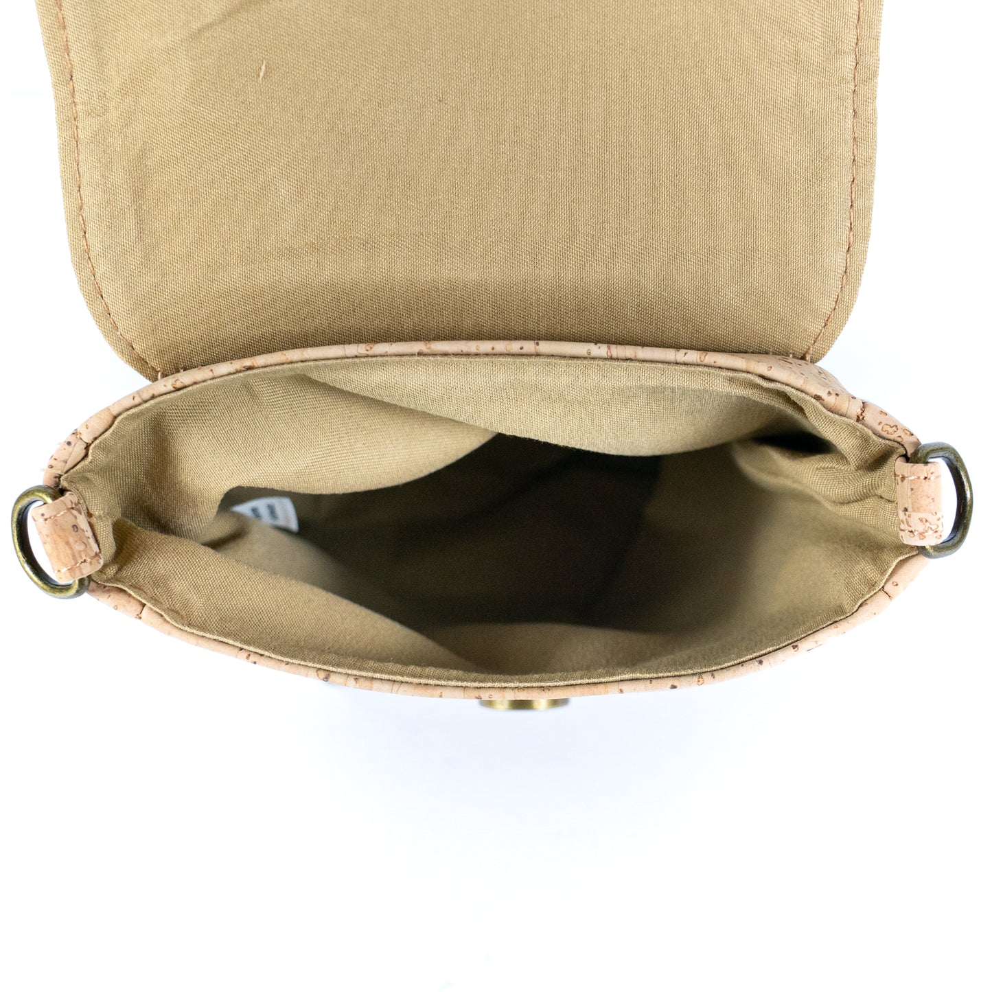 Natural Cork Crossbody Phone Bag with Vintage Turn Lock – BAG-2359