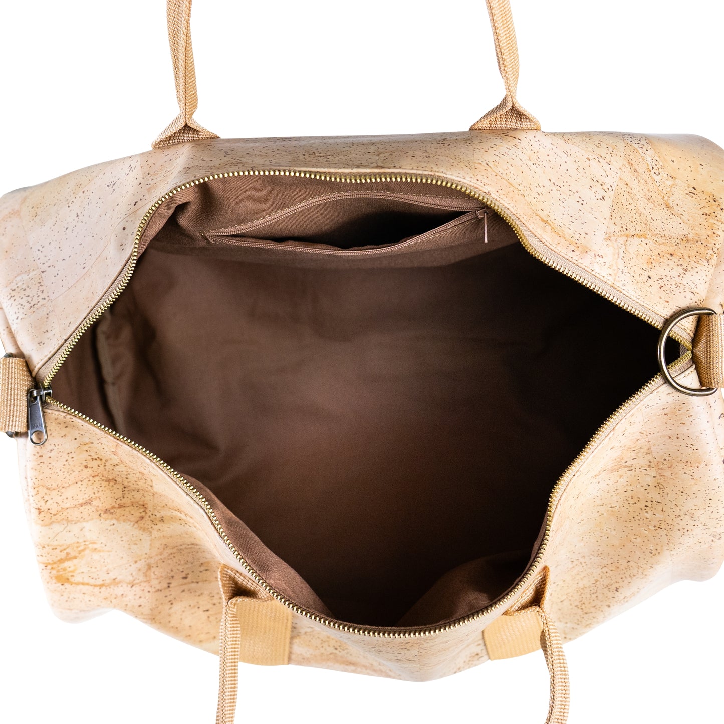 Cork Duffle Bag – Natural & Brown | Lightweight, Vegan & Travel-Ready BAGP-335
