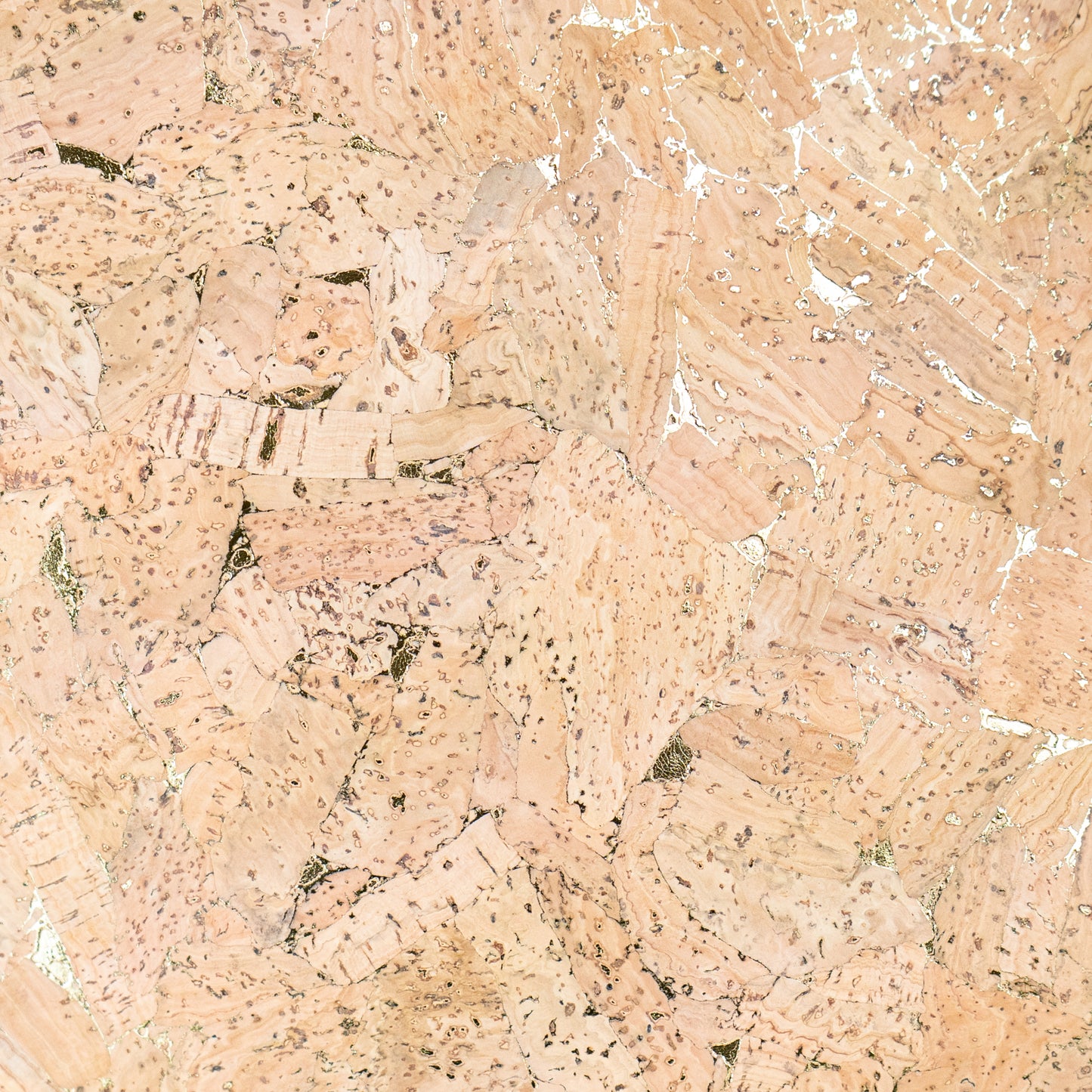 Natural Gold Flecks Cork Tote Bag with 3 Front Pockets BAGP-336