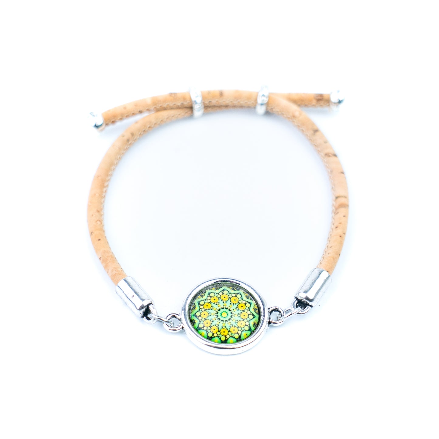 Natural Cork Bracelets with Portuguese-Inspired Cabochons – Fixed Assortment – Handmade in Portugal DBR-038-A/B-MIX-5