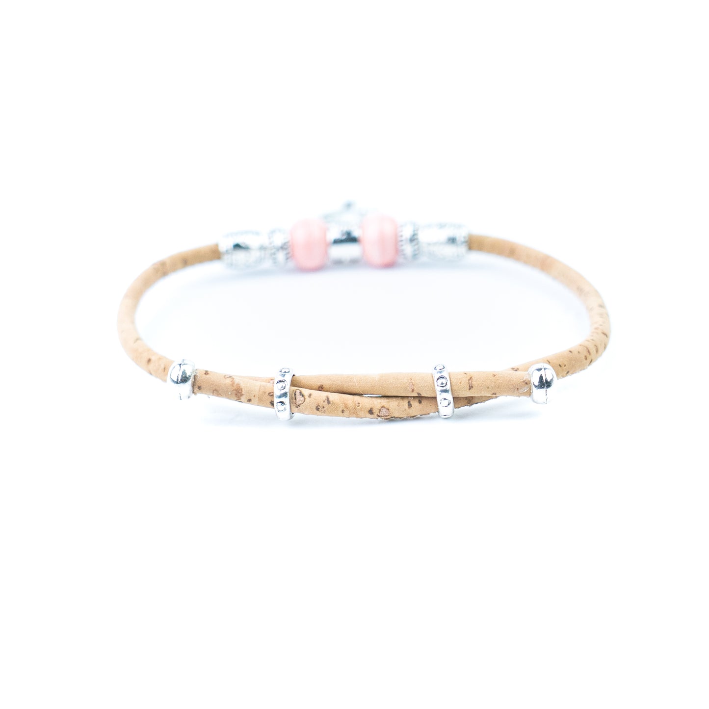 Natural Cork Tree of Life Bracelets – 6 Fixed Colors – Handmade in Portugal，BR-493-MIX-6