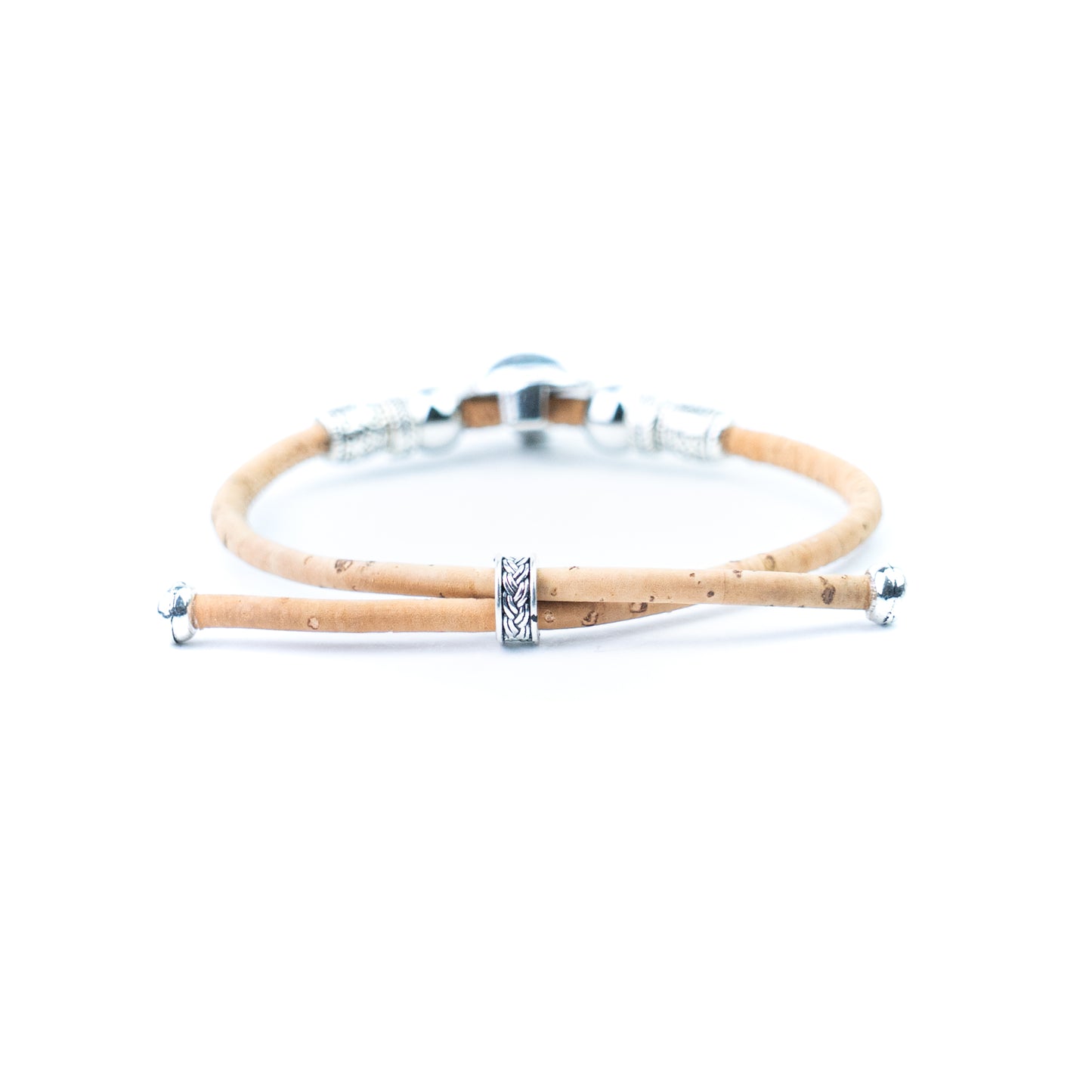 3mm Natural Cork Bracelet with Portuguese-Inspired Cabochon – Handmade in Portugal BR-494-MIX-5