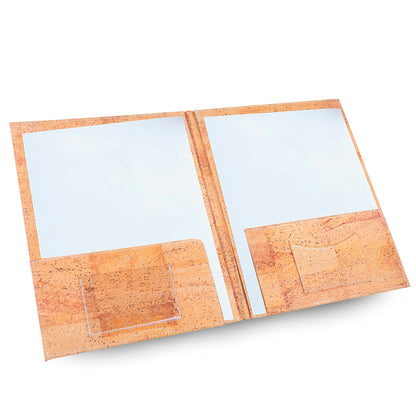 Cork Document Folder with Interior Pockets | L-1223