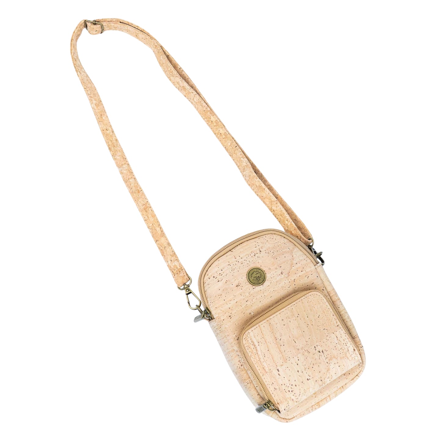 Cork Crossbody Bag with Front Pocket BAG-2362