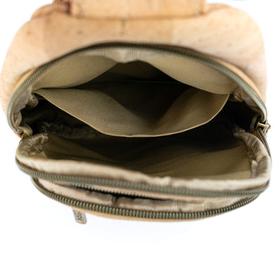 Cork Sling Bag with Adjustable Strap – Floral & Geometric Patterns BAG-2374