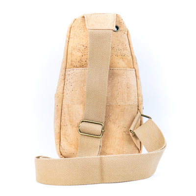 Cork Sling Bag with Adjustable Strap – Floral & Geometric Patterns BAG-2374