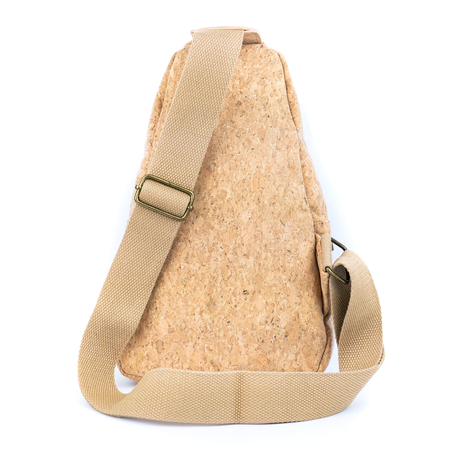Cork Sling Bag with Printed Front Panel  BAG-2369