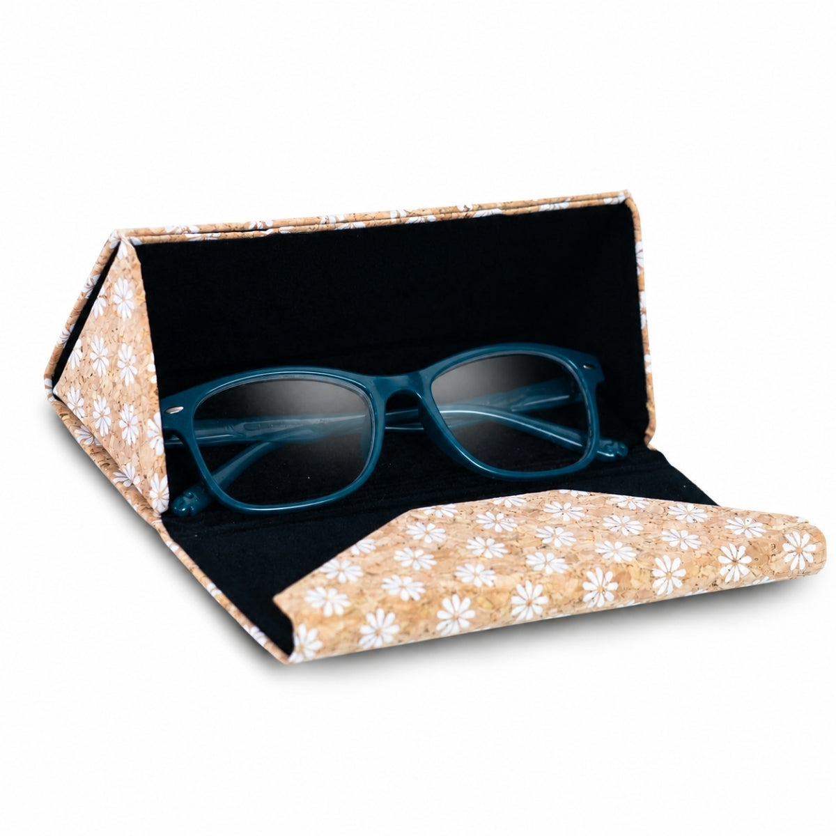 Foldable Cork Glasses Cases – Assorted Prints, Pack of 20 | L-1217-MIX-20