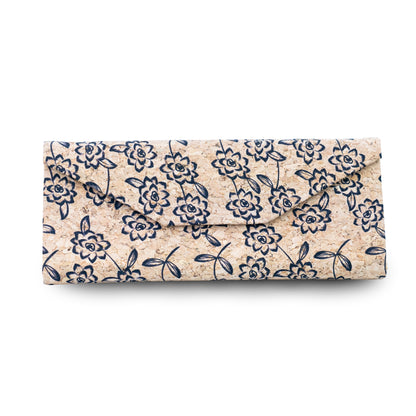 Foldable Cork Glasses Cases – Assorted Patterns, Pack of 20 | L-1218-MIX-20