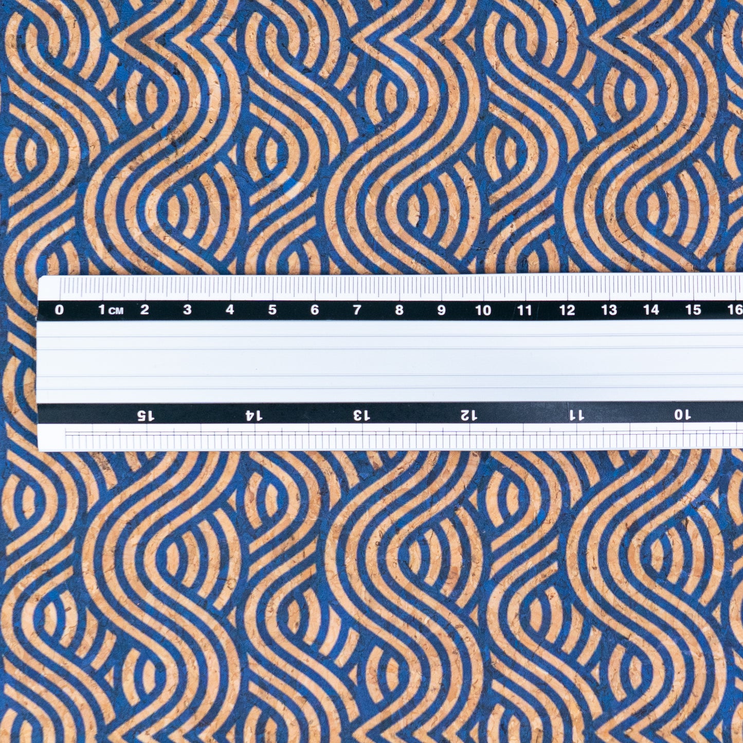 Summer Collection - Abstract Waves Cork Fabric COF-24