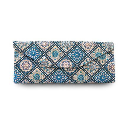 Foldable Cork Glasses Cases – Assorted Prints, Pack of 20 | L-1217-MIX-20