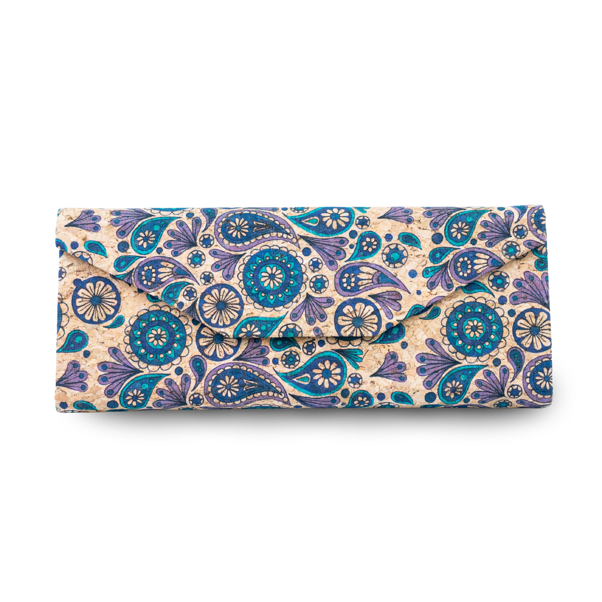 Foldable Cork Glasses Cases – Assorted Prints, Pack of 20 | L-1217-MIX-20