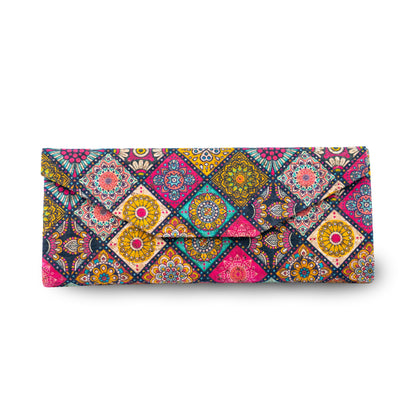 Foldable Cork Glasses Cases – Assorted Prints, Pack of 20 | L-1217-MIX-20