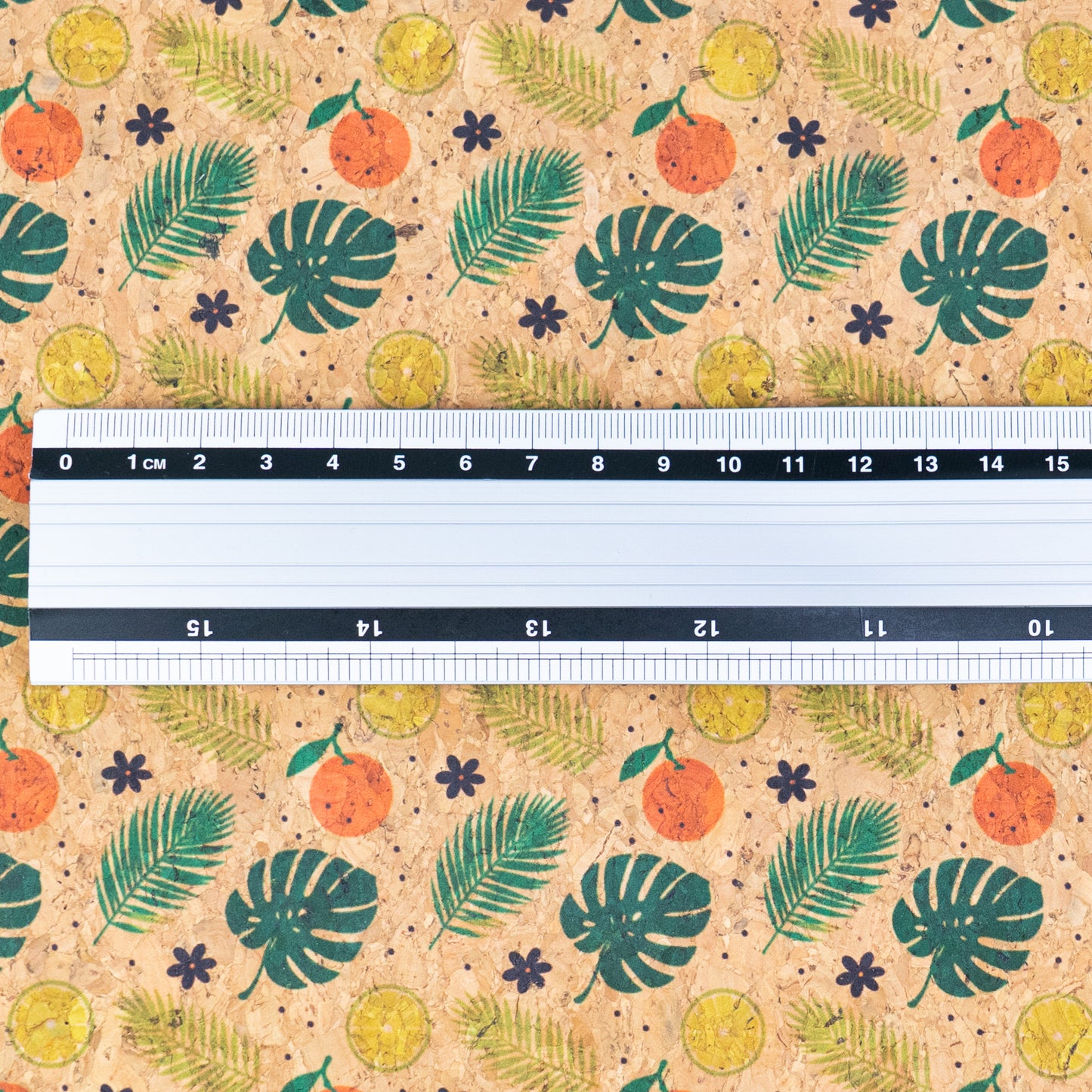 Summer Collection - Tropical Citrus Cork Fabric COF-23