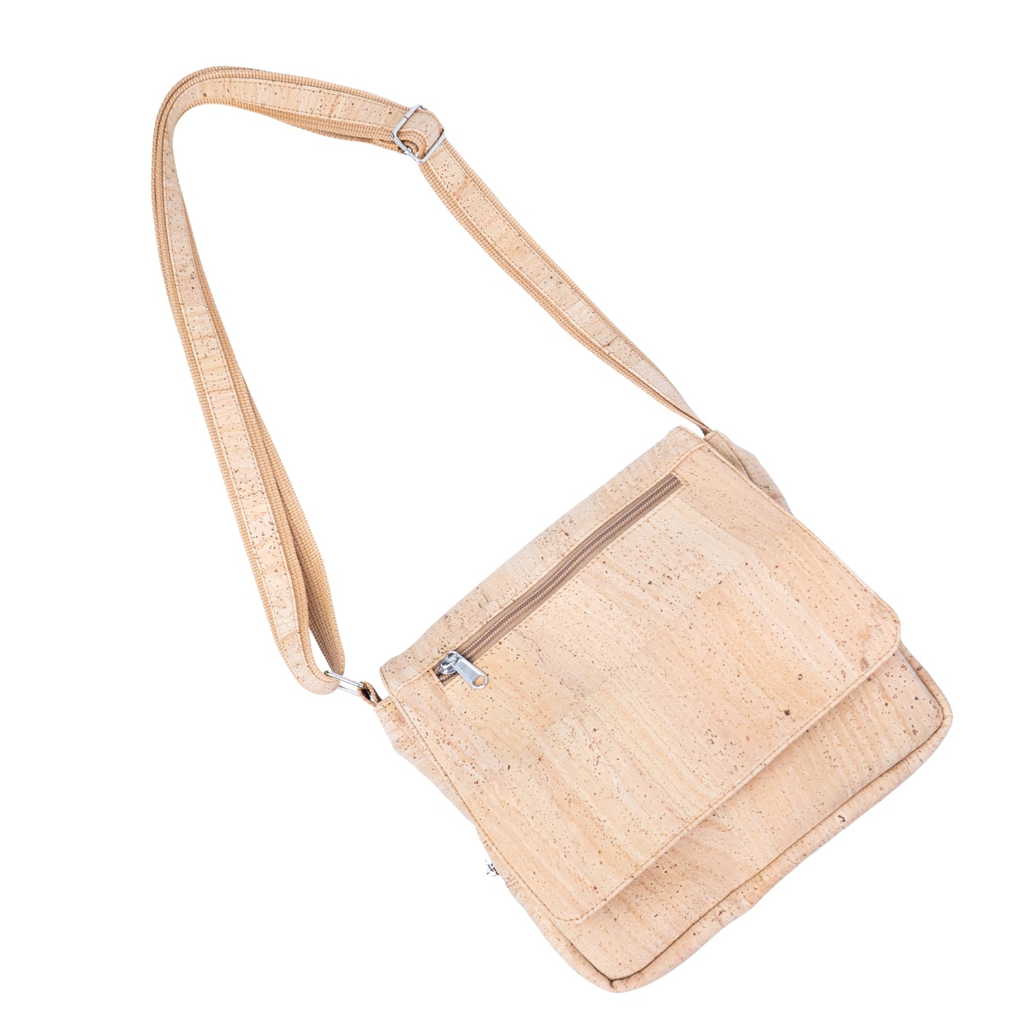 Cork Crossbody Bag - Vegan Messenger Bag BAGP-347