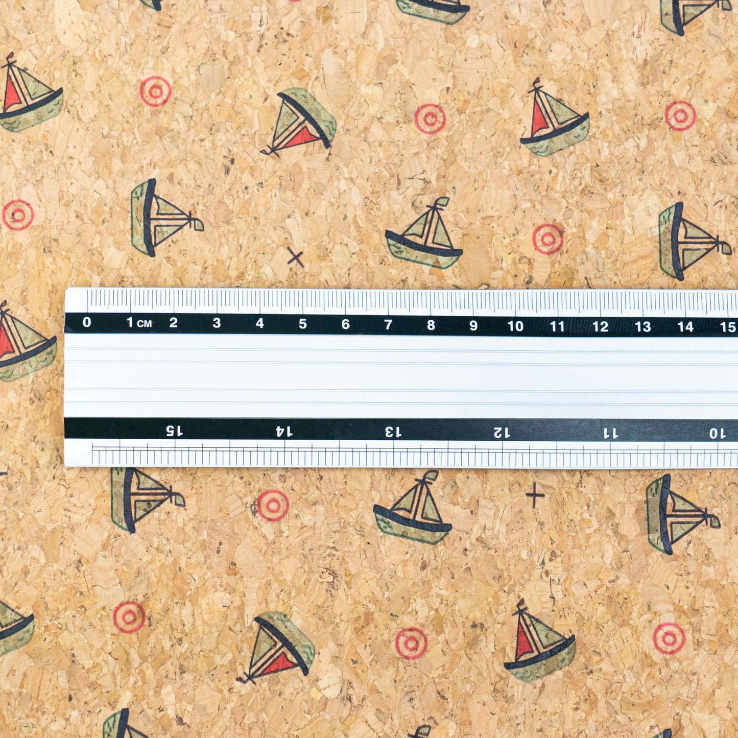 Summer Collection - Sailboat Cork Fabric COF-26