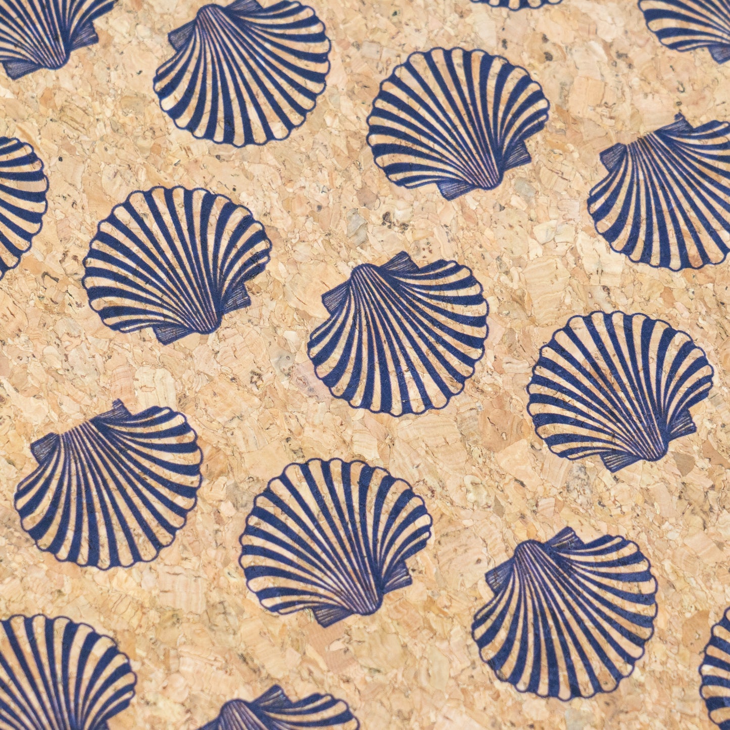 Summer Collection - Seashell Cork Fabric COF-28
