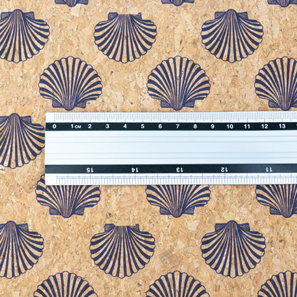 Summer Collection - Seashell Cork Fabric COF-28