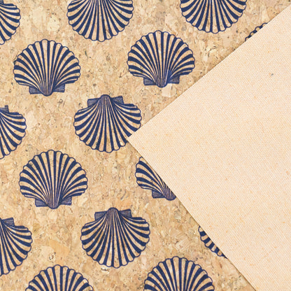 Summer Collection - Seashell Cork Fabric COF-28