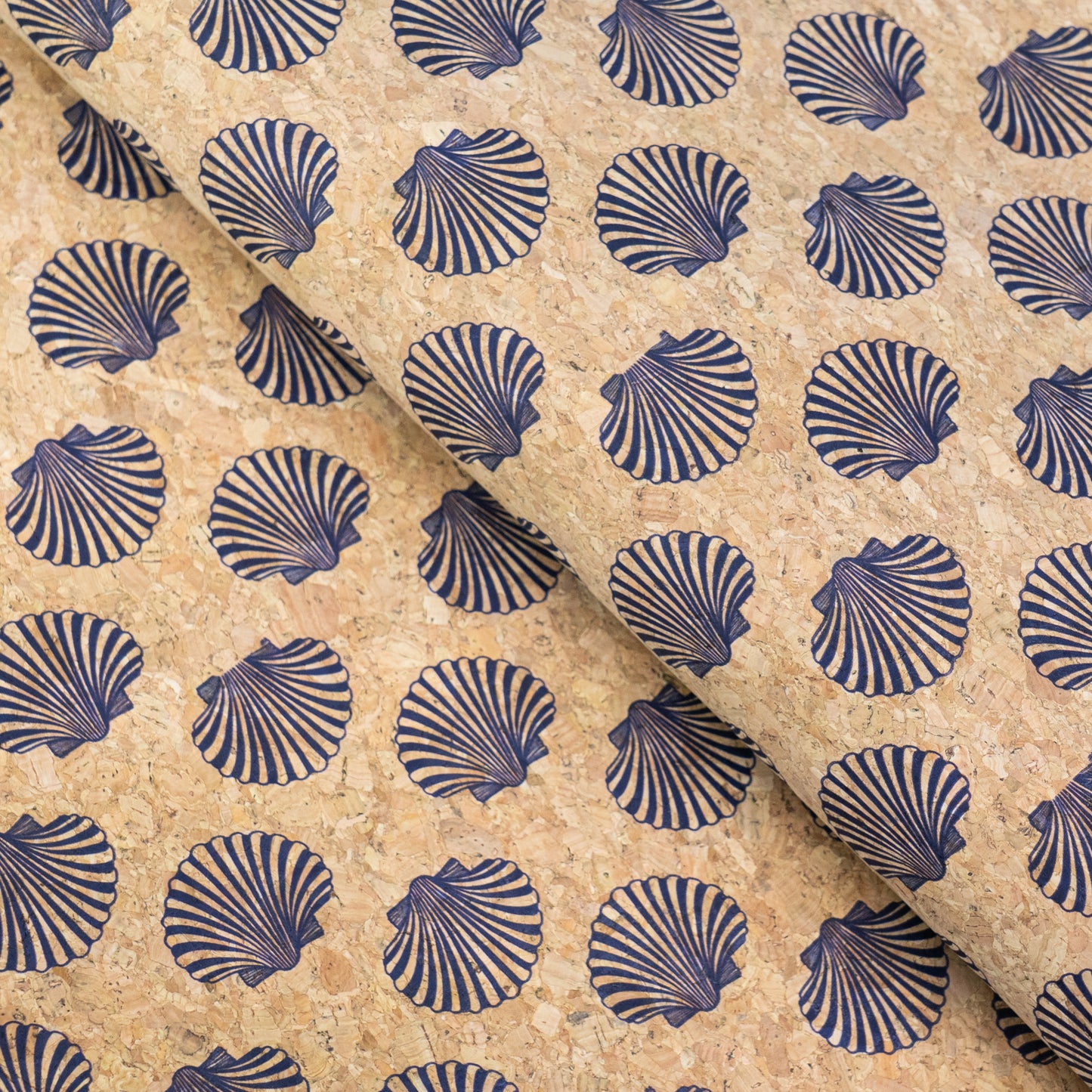 Summer Collection - Seashell Cork Fabric COF-28
