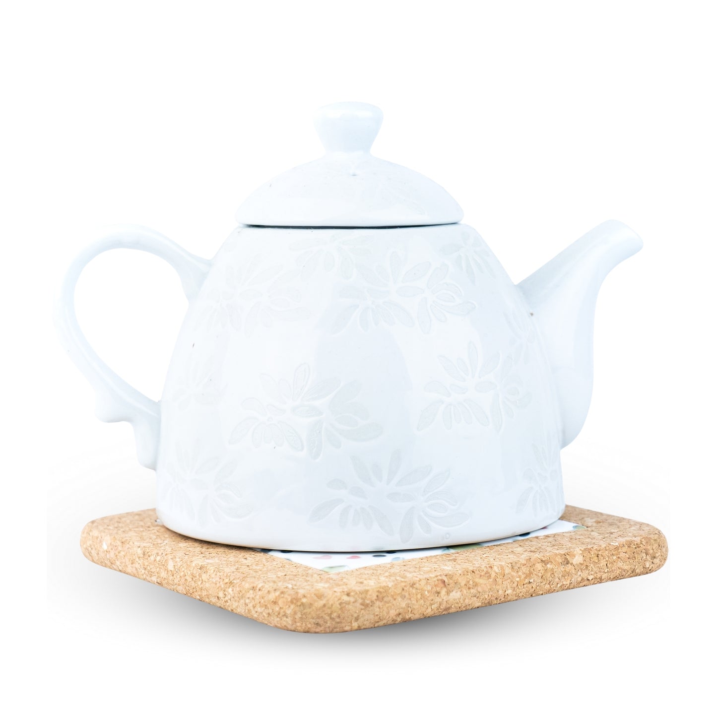 NEW STYLE Ceramic Tile Coaster on Cork Base L-1121