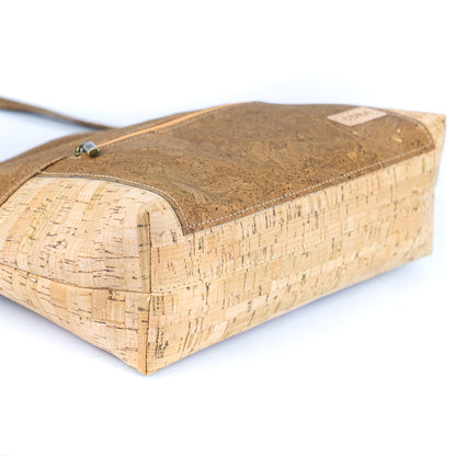 Natural Cork Handbag | Vegan Shoulder Bag BAGP-315