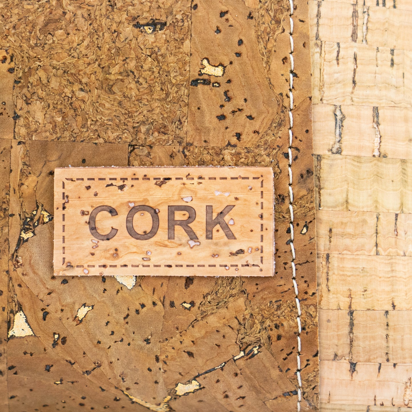 Natural Cork Handbag | Vegan Shoulder Bag BAGP-315