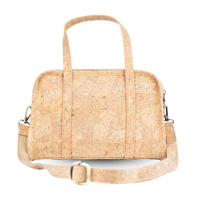 Cork Handbag – Floral & Mosaic Design, Eco-Friendly Elegance BAGD-342