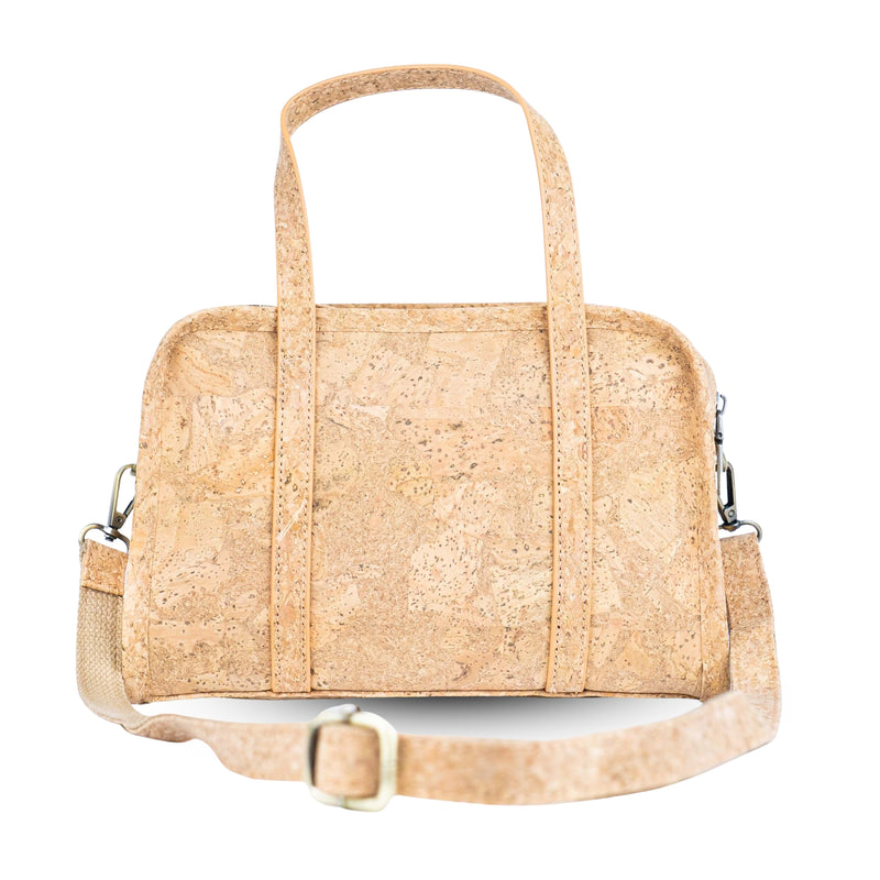 Cork Handbag – Floral & Mosaic Design, Eco-Friendly Elegance BAGD-342